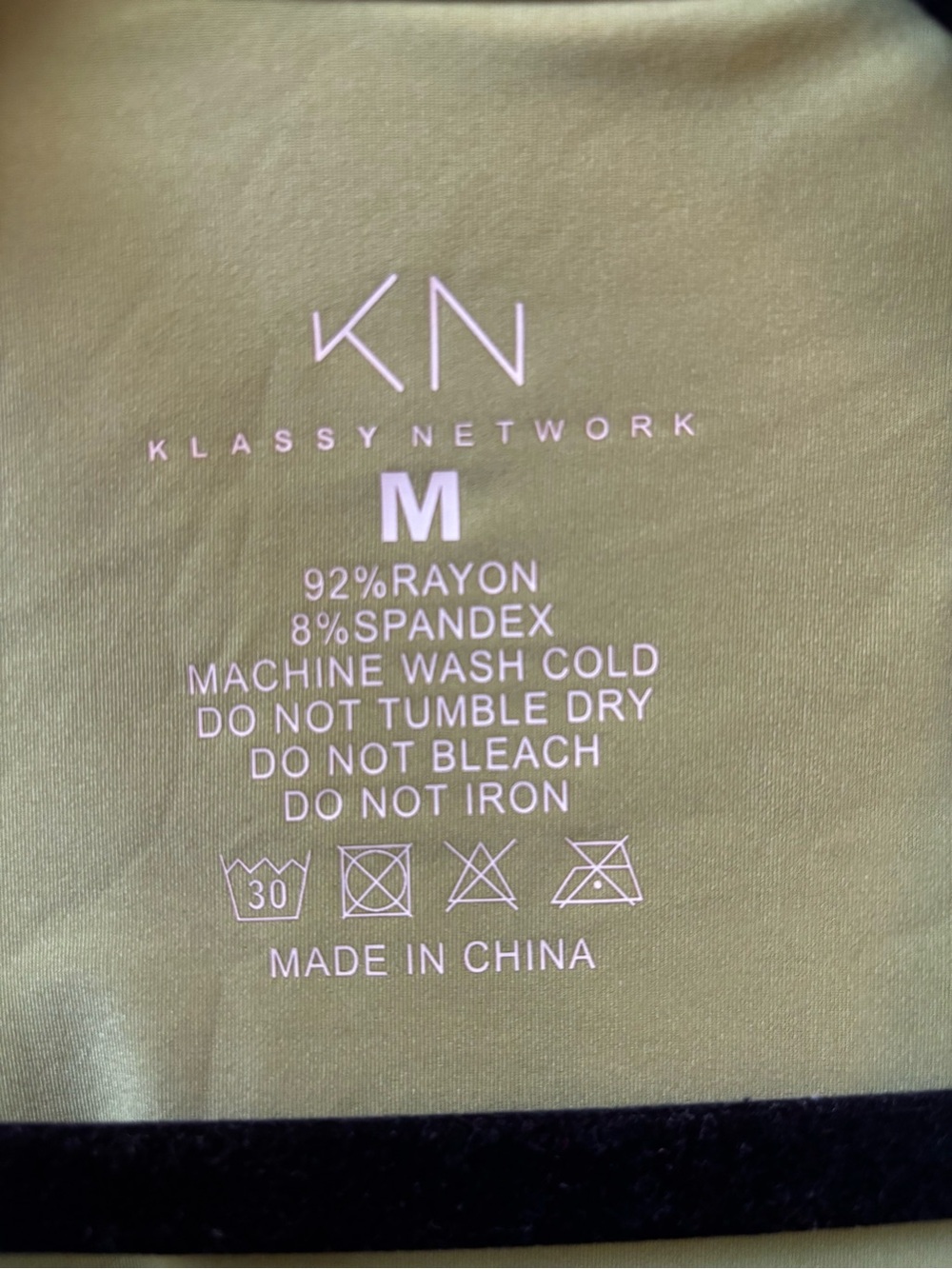 Klassy Network High Neck Full Length Brami Tank Limited Edition Kiwi Green - Picture 3 of 7